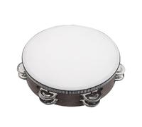 NOLITOY Orff Instruments Tambourine Toy Lightweight Boy Girl's Double Row Jingles Handheld Percussion Instrument for Indoor Outdoor Music Activities
