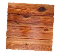 NOLITOY Outdoor Interlocking Decking Tiles Balcony Floor Covering Wooden Patio Flooring with Reinforced Base and Wood Oil Coating Anti-corrosion Deck for Garden Pathway and Terrace DIY