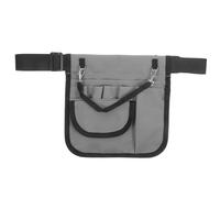 NOLITOY Oxford Cloth Nurse Waist Bag Multi-Pocket Organizer Pouch Portable Work Carrying Belt for Medical Staff Nurses Doctors Gray