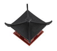 NOLITOY Pagoda Statue Small Chinese Garden Sculpture for Aquarium Decor Detailed Feng Shui Pavilion Figurine for Micro Landscape Bonsai Fairy Garden Accessories