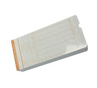 NOLITOY Paper Time Attendance Record Cards Random Color 100 Sheets Practical Tracking Attendance Records Paper Cards for Employees and Staffs Suitable for Warehouse and Factory Use