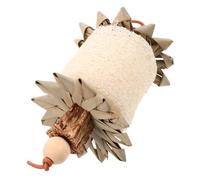 NOLITOY Parrot Chewing with Loofah for Bird Beak Grinding Reusable Bird Hanging Plaything for Cage Practical Molar Pendant for Parrots and Budgies