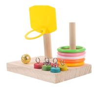 NOLITOY Parrot Intelligence Training and Wear-resistant Design Suitable for Daily Play Training Featuring Assorted Colours and Adventuring Function for Birds and Random Color