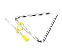 NOLITOY Percussion Triangle Instrument Musical for Early Education Parent Interaction Portable Fun Bell for Kindergarten Party