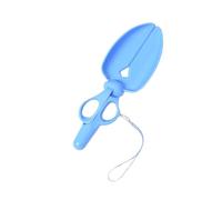 NOLITOY Pet Cat Litter Shovel with Extra Giant Long Handle Blue Pp Plastic Scoop for Cleaning Pet Stool and Manure Big Wide Mouth Design for Easy Litter Removal