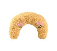NOLITOY Pet Sleeping Neck Pillow for Cats and Dogs, U-shaped Polyester Cushion with Safe Design Defending the Cervical Spine, Simple and Washable Cover for Comfortable Deep Sleep