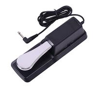 NOLITOY Piano Sustain Foot Pedal with Non-slip Base and Alloy Pedal Half-pedal Expression for Electronic Keyboards Compatible with Yamaha Digital Pianos Black