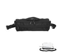 NOLITOY Piccolo Carrying Bag Canvas Plush Wind Instrument Bag Hand-carried Practical Black Lightweight Protective Case for Outdoor Use and Music-loving Friends