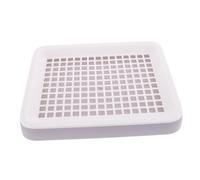 NOLITOY Plastic Bunny Litter Box with Mesh Filter Base for Small Rabbits and Guinea Pigs Pet Toilet Tray for Potty Training at Home Office Bathroom Multipurpose Cage Accessory