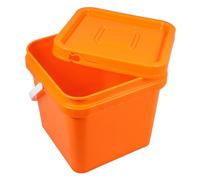 NOLITOY Plastic Paint Bucket with Lid Square Paint Pail for Industrial Use Sturdy Airtight Storage Container Bin with Lid Suitable for Chemical Powder Coating and Freeze-drying Application