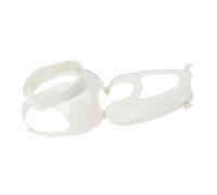 NOLITOY Plastic Pigeon Fixer Holder for Injection and Feeding Wear-resistant White Pigeon Stand with Smooth Edges for Secure and Safe Bird Handling