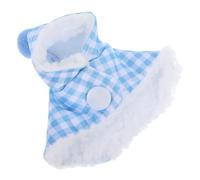 NOLITOY Plush Bird Cloak Soft and Comfortable Winter Cape for Parakeets and Parrots with Stylish Plaid Design, Gentle on Skin, for Outdoor Activities
