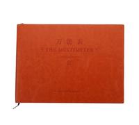 NOLITOY Portable Account Book Fake Leather Cover and Paper Pages, Lightweight Simple Handbook for Office Workers and Students, Practical Form Book for Personal and Work Use