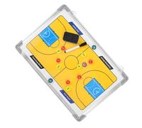 NOLITOY Portable Aluminum Frame Basketball Coaching Board Lightweight Hanging Design for Training Strategy Teaching with Sand-textured Surface Enhanced Visual Clarity for Coaches and