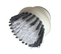 NOLITOY Portable Dish Cleaning Brush with Handle Non-scratch Multi-functional Scrubber for Pots Pans Vegetables and Kitchen Surfaces Anti-odor Bristles Grey