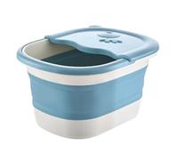 NOLITOY Portable Folding Foot Soak Basin Bucket with Convenient Self-service Massage Function, Made of Sturdy Pp and Tpr Material, for Family Use and Outdoor Relaxation