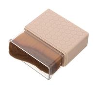 NOLITOY Portable for Foundation Application Self Tanning Brush Wave Shape with Cover Soft Nylon Body Makeup Brush for Even Body Tanning and On-the-go Use