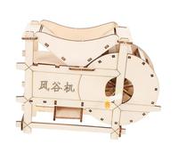NOLITOY Portable Handheld Crank Threshing Machine DIY Educational Plaything Science Experiment Kit for Agricultural Model Building and Creative Invention