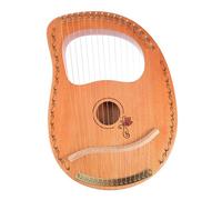 NOLITOY Portable Lyre Harp Musical Instrument with Strings Smooth Rounded Edges Safe to Hold Gift for Music Lovers