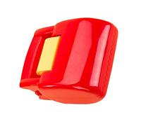 NOLITOY Portable Outdoor Pet Litter Picker Clip with Short Handle Small Jagged Clamp for Waste Cleanup Material Suitable for Dog and Cat Litter Includes Bag Holder Red
