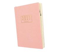 NOLITOY Portable Planner Organizer Multi-function Note Book for Daily Weekly Monthly Scheduling Suitable for Staff Students Teachers Pink Cover