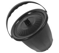 NOLITOY Portable Plastic Chamber Pot with Lid for Adults Lightweight Urine Bucket Spittoon for Elderly Travel and Home Use Compact and Easy to Clean Bedpan with Smooth Edges and Odor