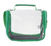 NOLITOY Portable Small Bird Travel Cage for Budgie Parrot Cockatiel Lightweight Plastic Bird Carrier with Handle for Travel and Picnics