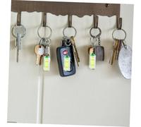 NOLITOY Portable Small Spirit Level Keychain with High-Precision Bubble for Accurate Measurement Lightweight Key Holder for Car Camper DIY and Everyday Use Random Color