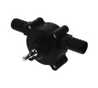NOLITOY Portable Small Water Pump with Detachable Inlet Outlet Corrosion Resistant Engineering Plastic Case Electric Drill Driven Oil Fluid Transfer Pump for Water and Sewage Transport