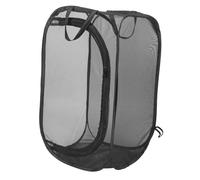 NOLITOY Portable Transparent Butterfly Insect Cage with Zipper Cylindrical Mesh Habitat for Observation and Learning Semi Transparent Insect House for Caterpillar to Butterfly