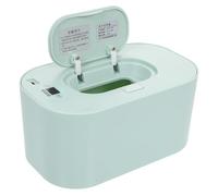 NOLITOY Portable USB Wet Tissue Warmer, Thermostatic Wipe Heating Machine with Lid, Blue Cotton Towel Heater for Travel and Home Use