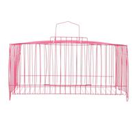 NOLITOY Portable Wire Parrot Cage Large Size with Handle, Comfortable Travel Carrier for Small Pets, Birds, Rabbits, and Poultry, Sturdy Metal Pet Transport Cage for Outdoor Use