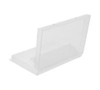 NOLITOY Portable with Nail Drill Case 20 Bit Organizer Holes Storage Dust , Manicure Drill Box for and for Salon and Home Use