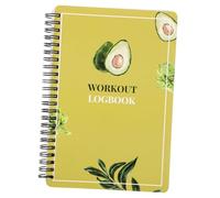 NOLITOY Portable Workout Journal Fitness Planner Notebook with Spiral Binding for Gym and Home Use Weekly Progress Review Exercise Log and Goal Tracking