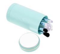 NOLITOY Professional Cosmetic Brush with Mirror Portable Travel Makeup Tool Face Beauty Organizer for Women Gift