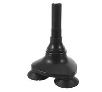 NOLITOY Prong Stability Cane Base Rubber Foot Pad with Non Slip Walking Stick Ferrules, Easy Installation and Enhanced Stability for Trekking Poles and Walking Canes, Suitable for Long