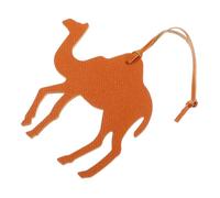 NOLITOY PU Camel Animal Bag Pendant Hanging Decor Keychain for Handbags and Purses Lightweight Brown Leather Accessory with Unique Middle Eastern Style Design