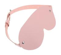 NOLITOY Pu Leather Eye Mask for Women, Adjustable Light Blocking Sleep Mask, Pink Blindfold for Masquerade, Festival, and Night Eye Care