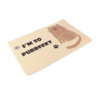 NOLITOY Pvc Pet Cushion Mat for Cats and Dogs, Non-slip Cat Litter Mat with Comfortable Touch Feeling, Breathable Design for Daily Pet Feeding and Keeping House Clean