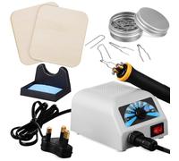 NOLITOY Pyrography Wood Burning Tool Set 30 Wire Nibs Detachable Pen Adjustable Temperature Engraving Embossing Machine for Leather Plastic Paper Craft Artist Beginner Home DIY Decor Maker Hobby