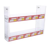 NOLITOY Rack Suitable 2-Layer Cigarette Wall-Mounted Display Holder for Lightweight and Sturdy Utility Shelf Storage Shop Retail