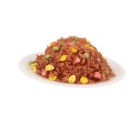 NOLITOY Realistic Artificial Fried Rice Model Full Bowl Simulation Food Prop for Kitchen Playset and Food Photography Decoration