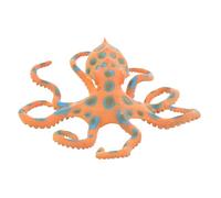 NOLITOY Realistic Blue Ringed Octopus Model Lightweight Educational Sea Animal with Smooth Surface Safe for Room and Bedroom Decor Cognitive Ocean Creature Figurine