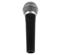 NOLITOY Realistic Fake Microphone Prop for Lightweight Plastic Pretend Play for Interviews Hosting and Public Speaking Training Portable Stage Performance Accessory