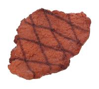 NOLITOY Realistic Grilled Fillet Steak Model Artificial Pork Decoration Lifelike Meat for Home Display Photography Prop Educational