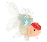NOLITOY Realistic Plastic Goldfish Figurine Model Simulation Animal Decoration for Learning Garden and Bedroom Ornament Educational Fish for Cognitive Development
