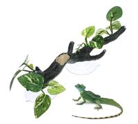 NOLITOY Realistic Resin Reptile Branches for Climbing Terrarium Decor Install Climber Accessories for Bearded Dragons Snakes and Various Reptile Tanks