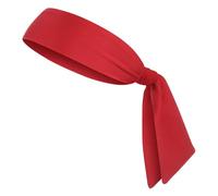 NOLITOY Red Breathable Unisex Tie Headband for Sports Sweat-absorbing Athletic Headband with Quick-dry Stretch for Running Tennis Karate Yoga and Pirate Costumes