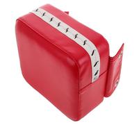 NOLITOY Red Pu Boxing Wall Punching Pad Adjustable Height, Square Focus Bag Suitable for Wing Chun Practice, for Home Gym Martial Arts Training and Wall Punch Training