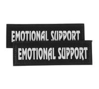 NOLITOY Reflective Dog Vest Patch with Removable Service Dog Tag Sturdy Pet Harness Patch for Night Visibility